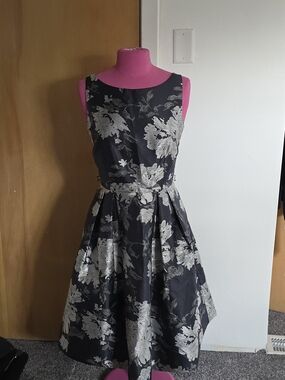 Eliza J | Dresses | New Eliza J Offtheshoulder Floral Print Tie Waist  Ruffle Hem Aline Midi Dress | Poshmark